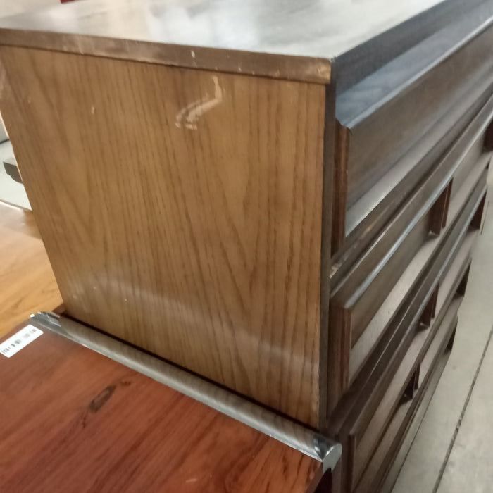 36.5"W Vintage 5-Drawer Tall Boy Dresser