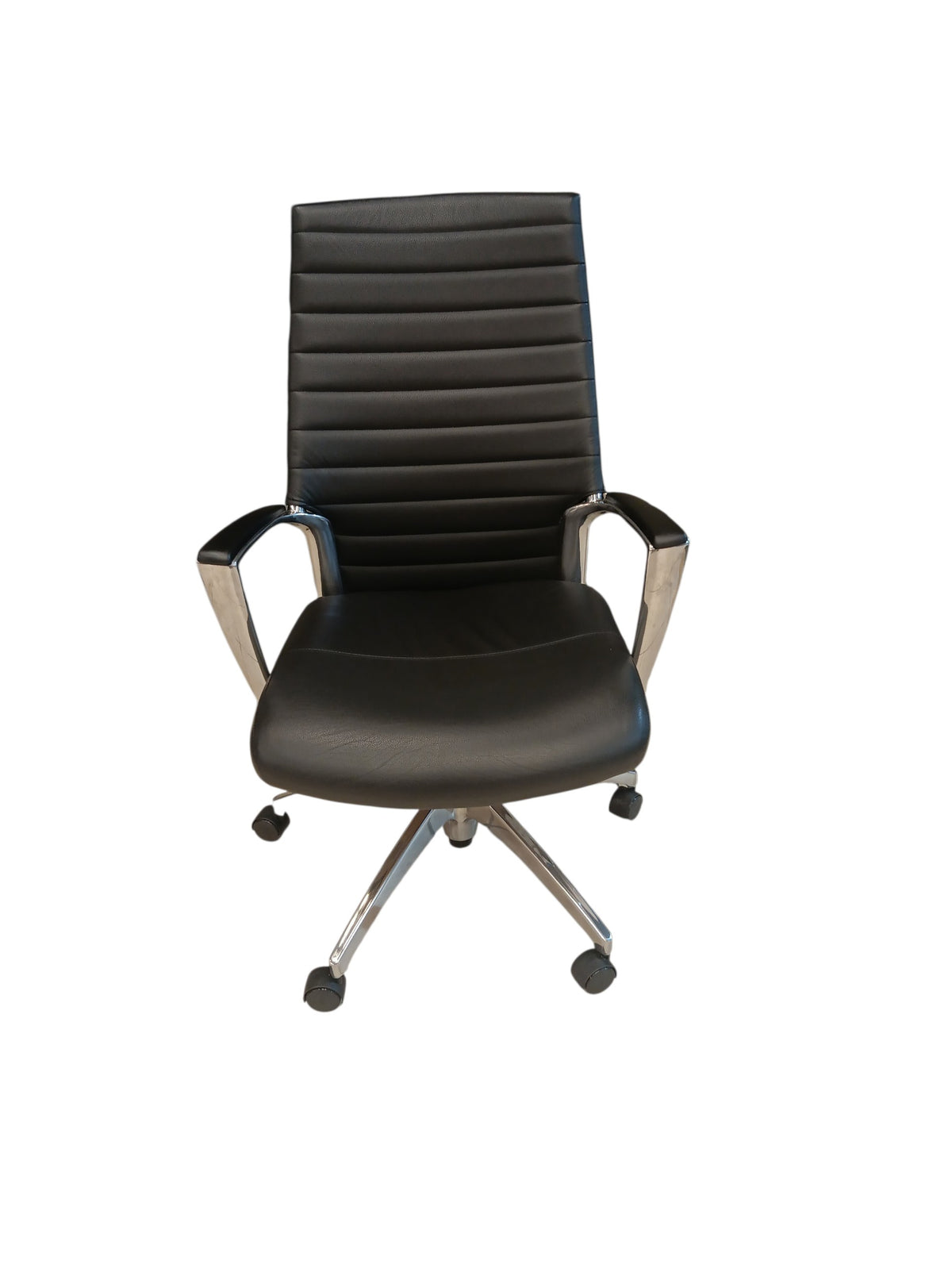 Leather Fashion Chair - Black