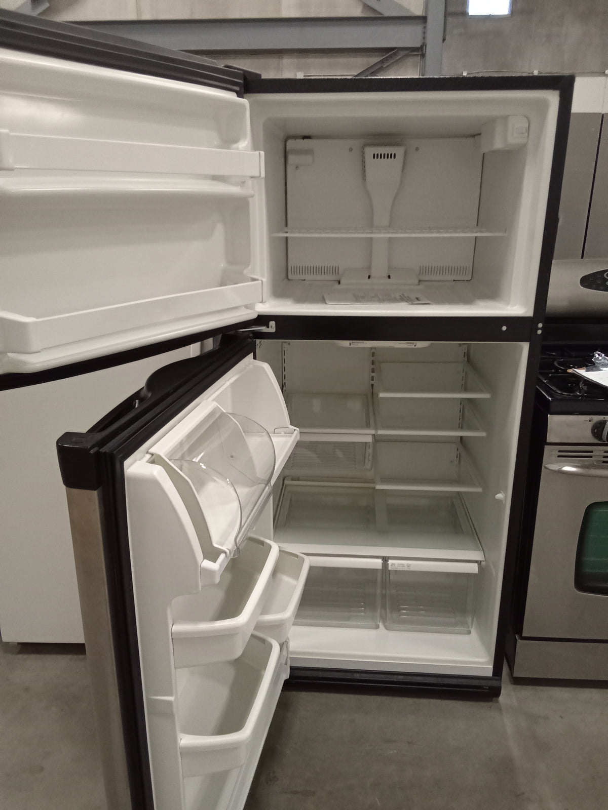 30"W Stainless Steel Fridge Freezer