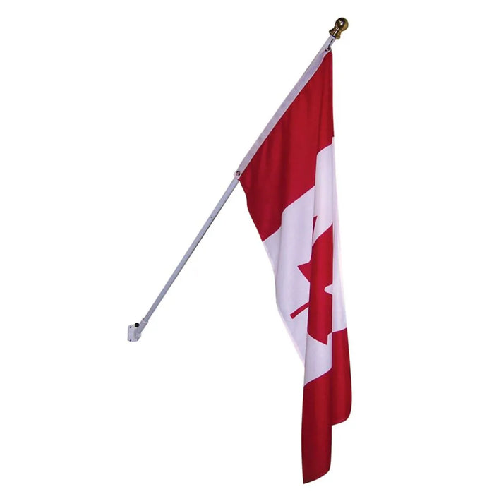 Flags Unlimited 6 ft. Spinning Flagpole Kit with Canadian Flag