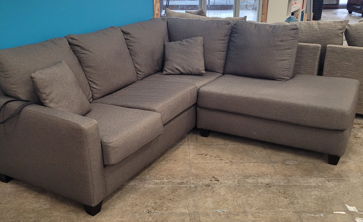 Charcoal Grey Sectional