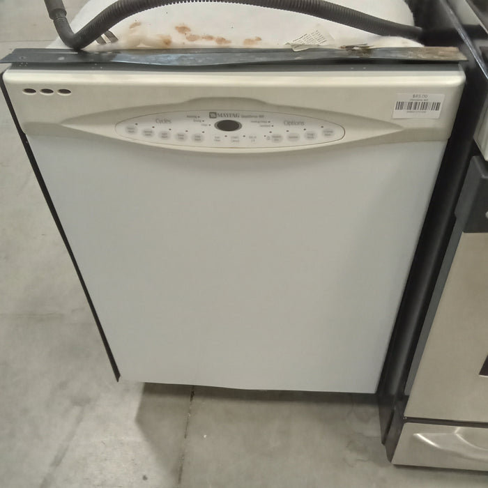 24"W White Dishwasher