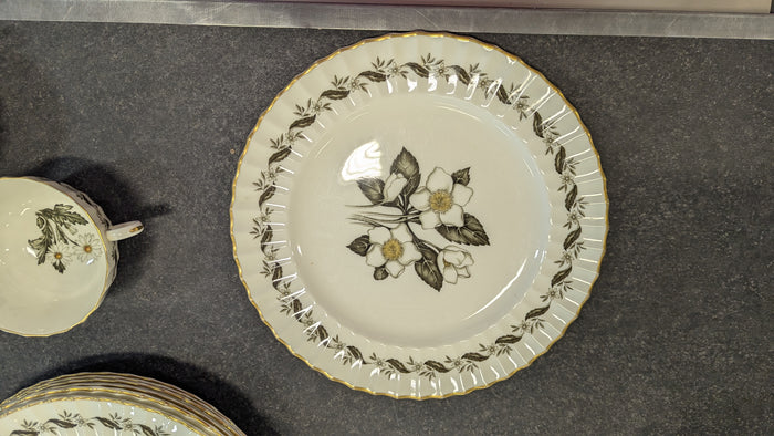 40 Piece Floral China Set