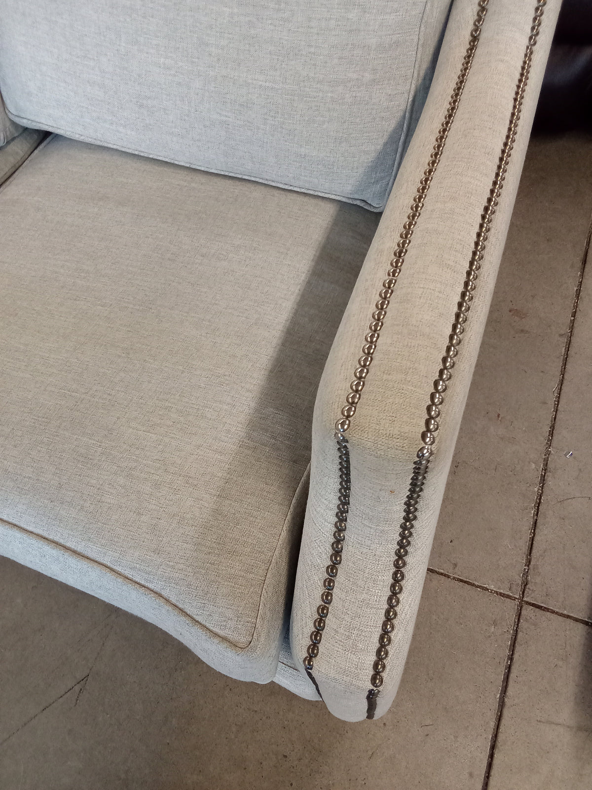 82"W 3-Seat Sofa with Ottoman