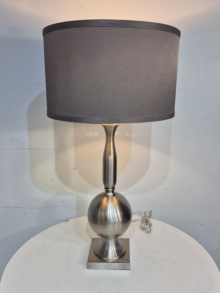 Contemporary Brushed Nickel Table Lamp