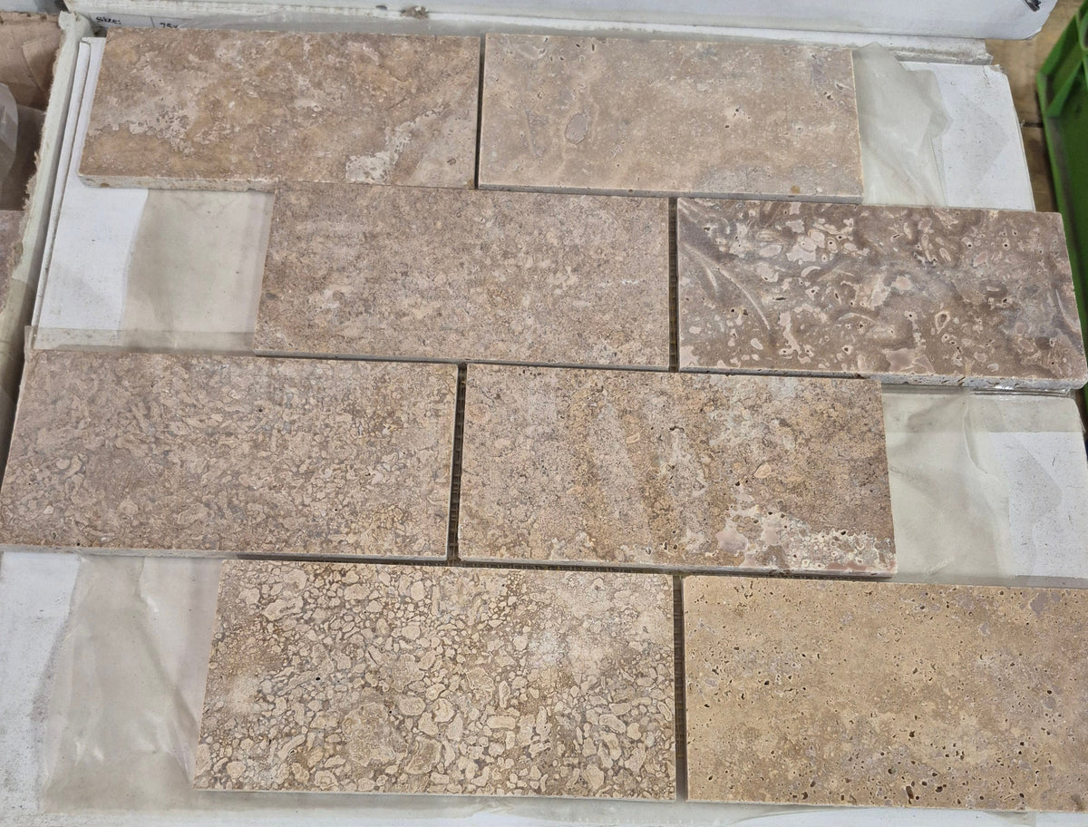 Travertine Backsplash Tile - - 12"x12" x 11pcs (BOX)