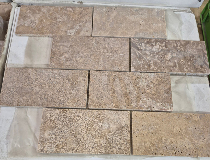 Travertine Backsplash Tile - - 12"x12" x 11pcs (BOX)