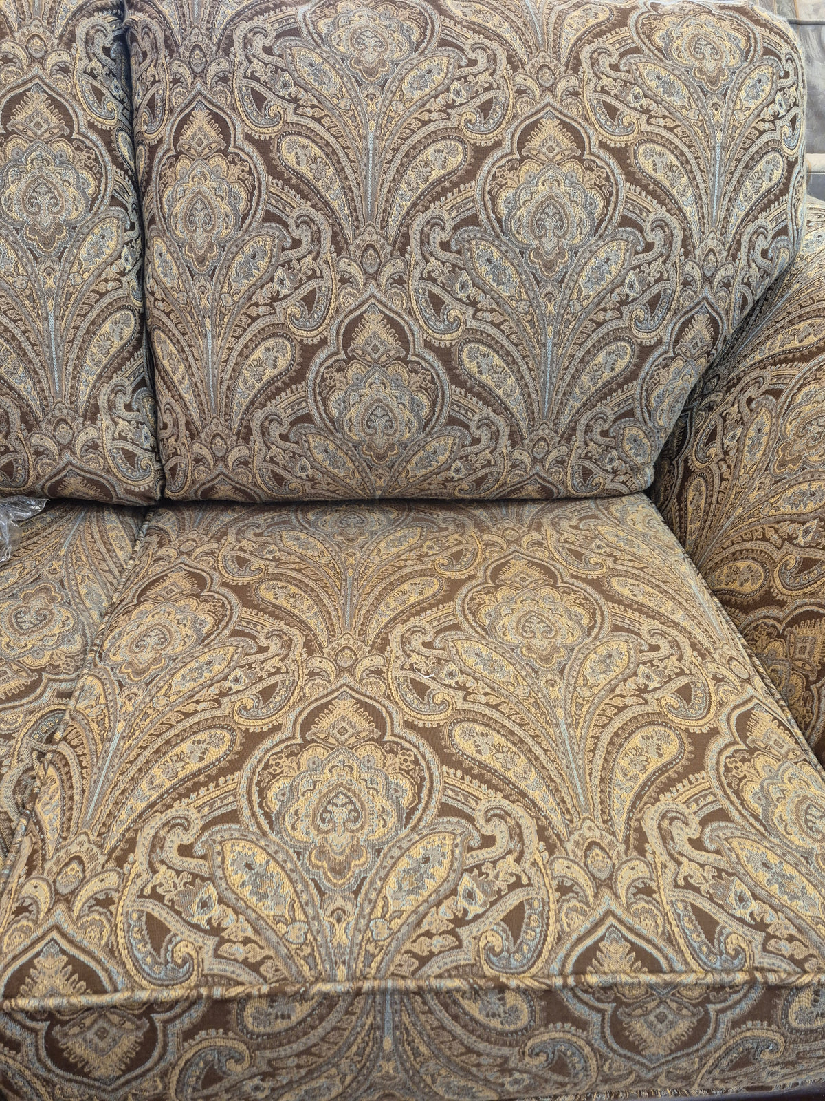 2-Seat Vintage Patterned Sofa