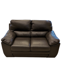 David Divani Brown Leather Sofa