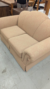 67"W Rose Loveseat w/ flower embroidery