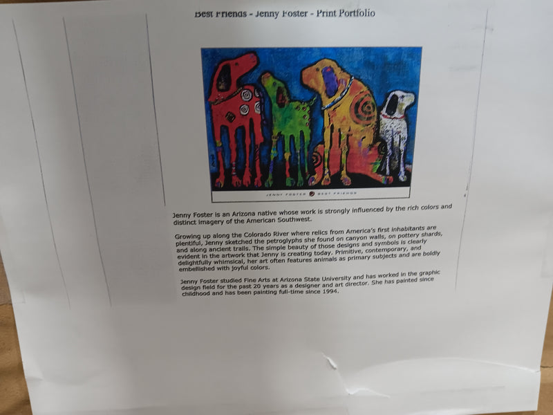 Abstract Allies Dog Print (Jenny Foster)