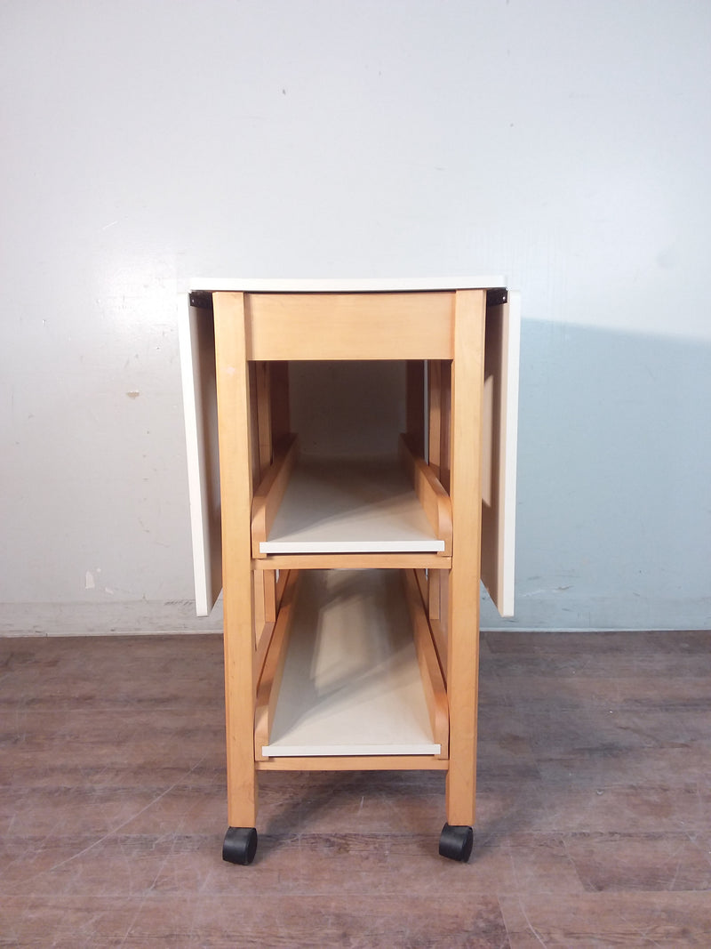 White Laminate Folding Work Table