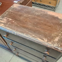 26.5"W 4-Drawer Vintage Dresser in Solid Wood