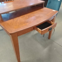 60"W Wooden Dining Table with Single Leaf