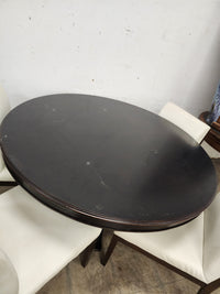 Modern Dark Wood 5 Piece Dining Set