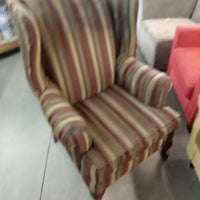 32"W Fabric Wingback Armchair