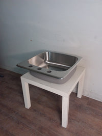 VALU+ Stainless Steel Single Kitchen Sink - 7 x 20 x 20-in