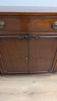 60"W Dark Chestnut Sideboard