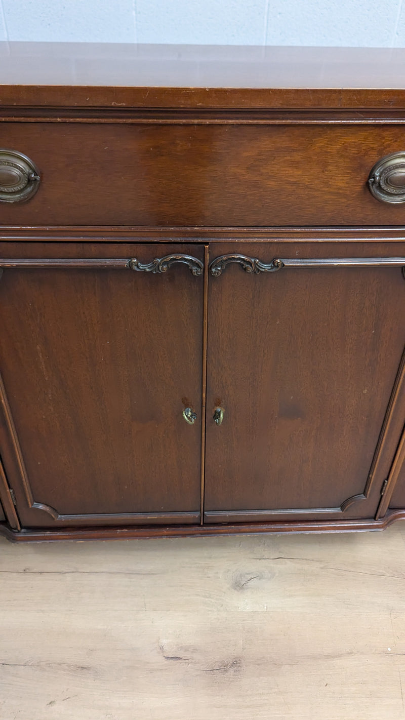 60"W Dark Chestnut Sideboard