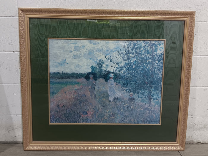 Golden Meadow Impressionist Print
