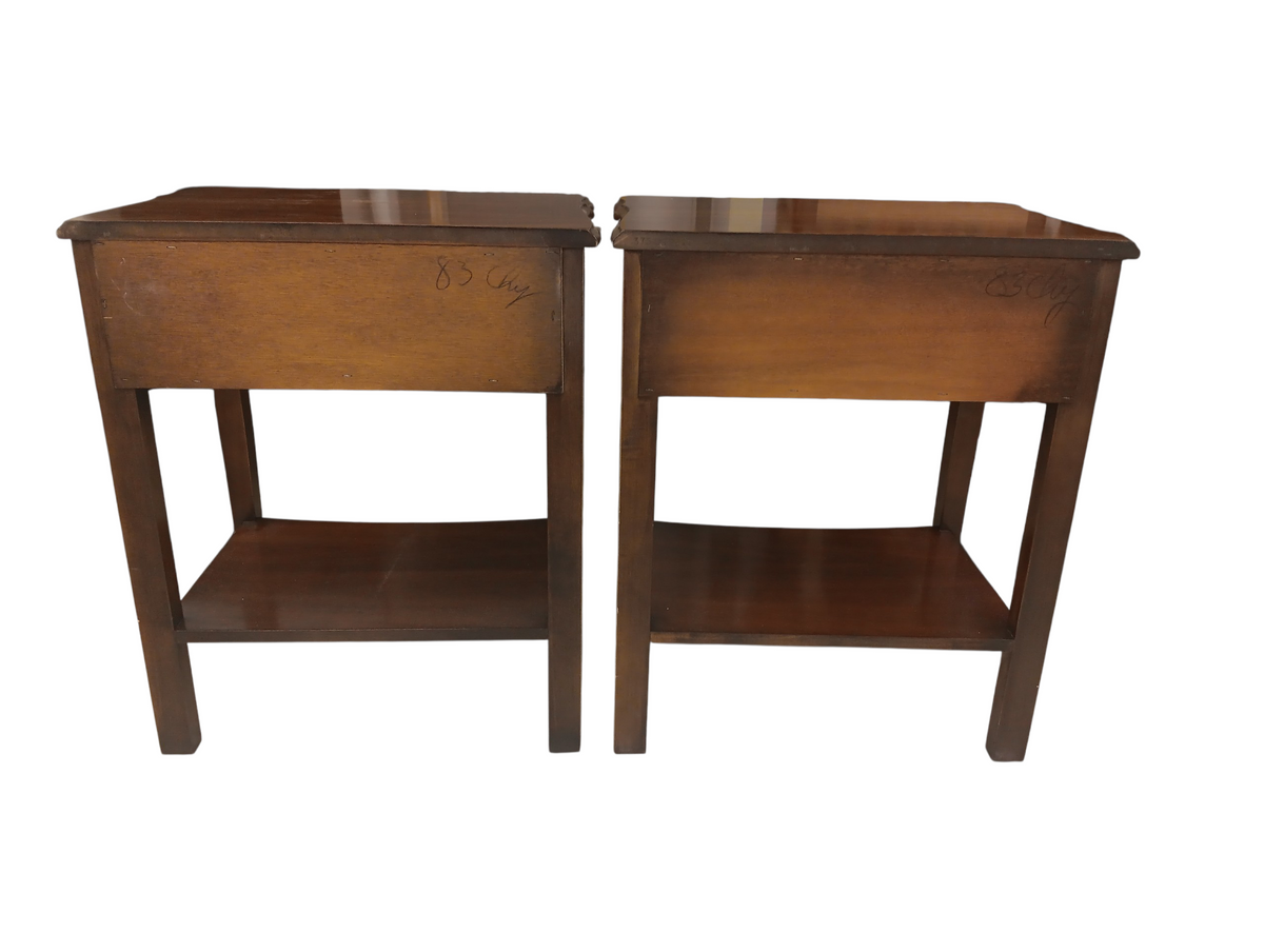 Vintage Mahogany Bedside Tables