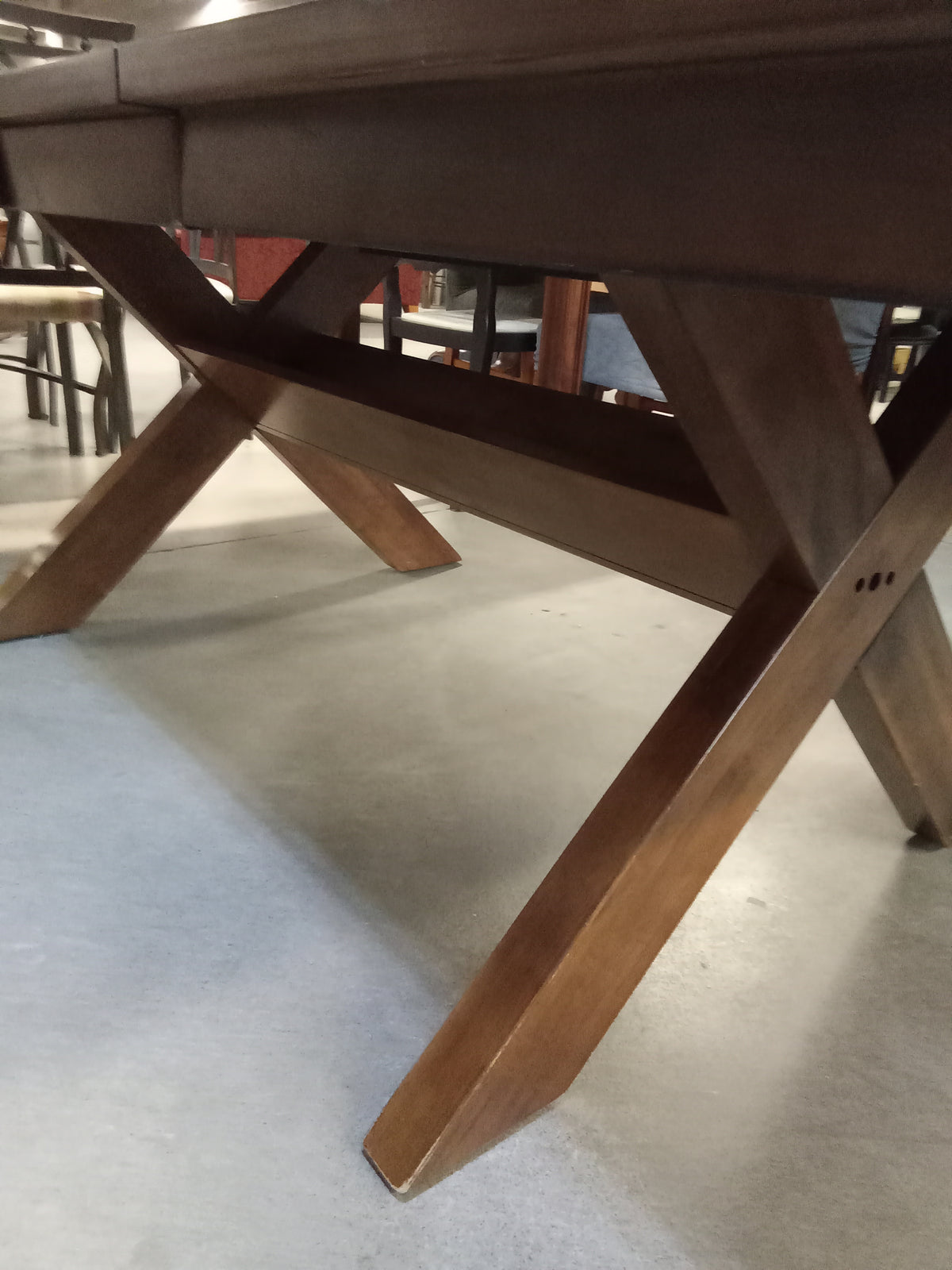 72"W Extendable Wood Dining Table