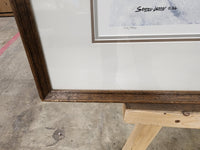 Among the Cattails Geese Framed Artwork