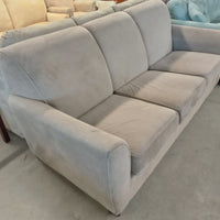 84"W Light Brown 3-Seat Sofa