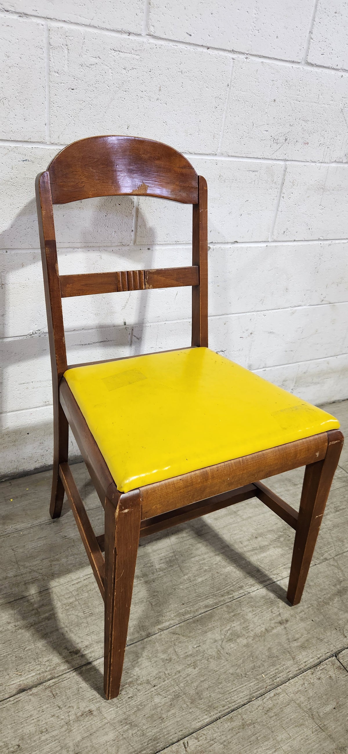 Mid-Century Modern Yellow Chair