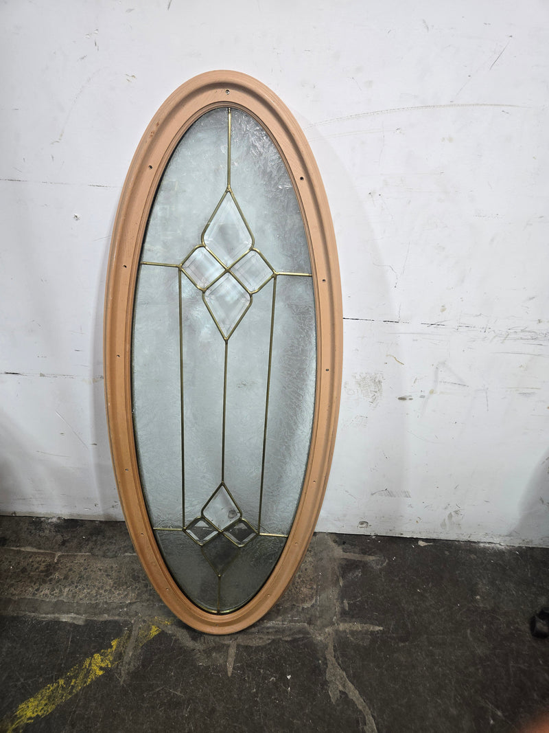 Oval Glass Insert Window