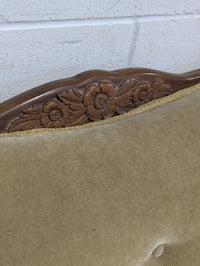 Green Regency Style Armchair