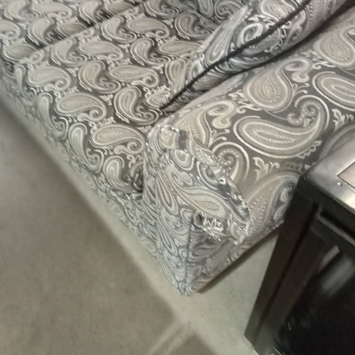 90"W 3-Seat Sofa in Gray