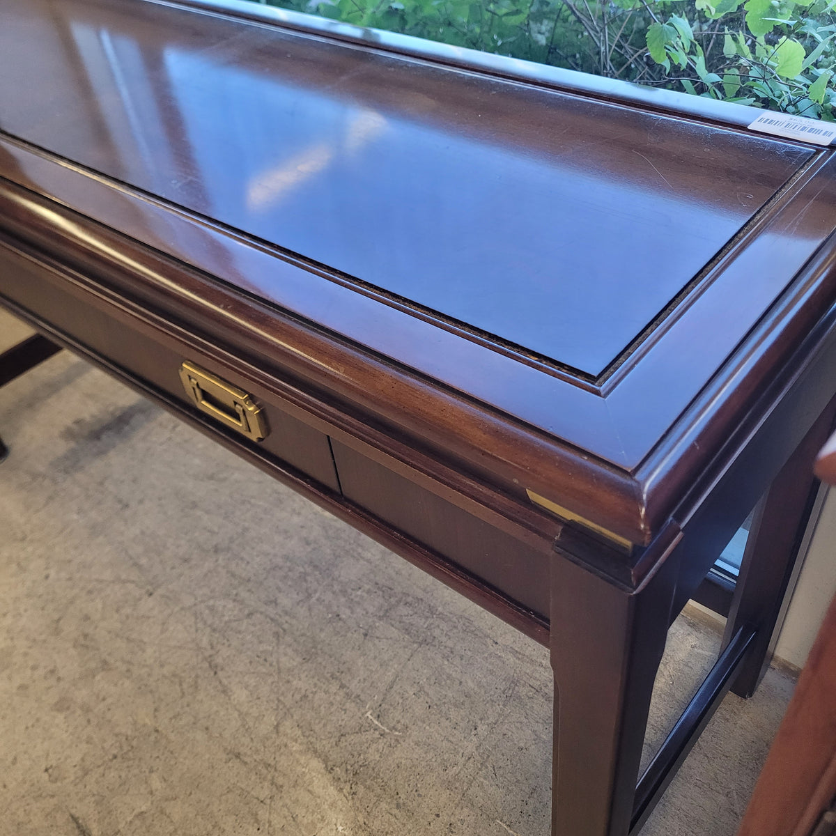 48"W Solid Wood Hall Table with Single Drawer