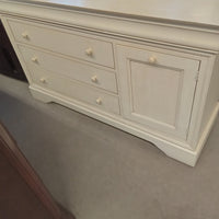 56"W 6-Drawer Cream Dresser