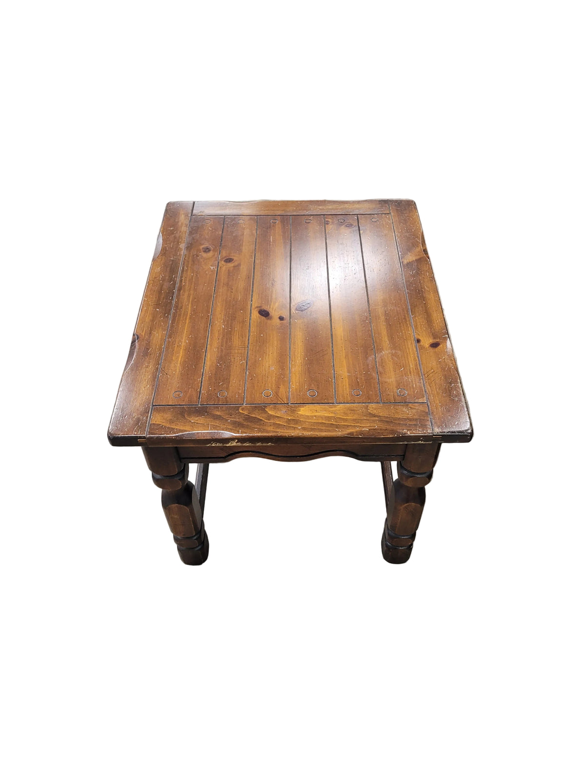 Rustic Dark Honey Oak End Table's