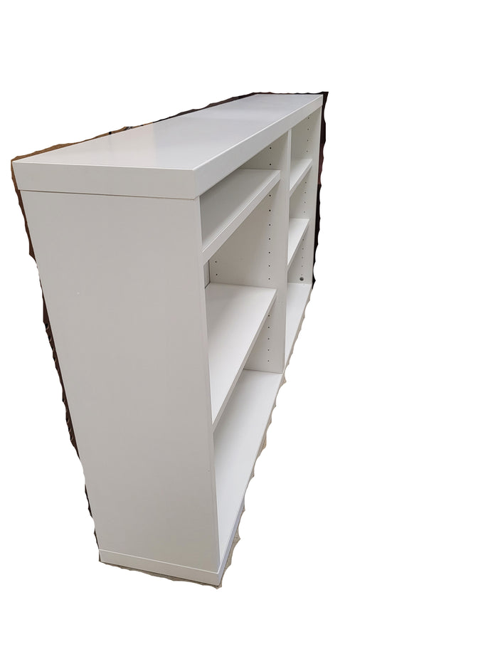 Freestanding White Bookshelf