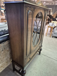 Antique Walnut China Cabinet