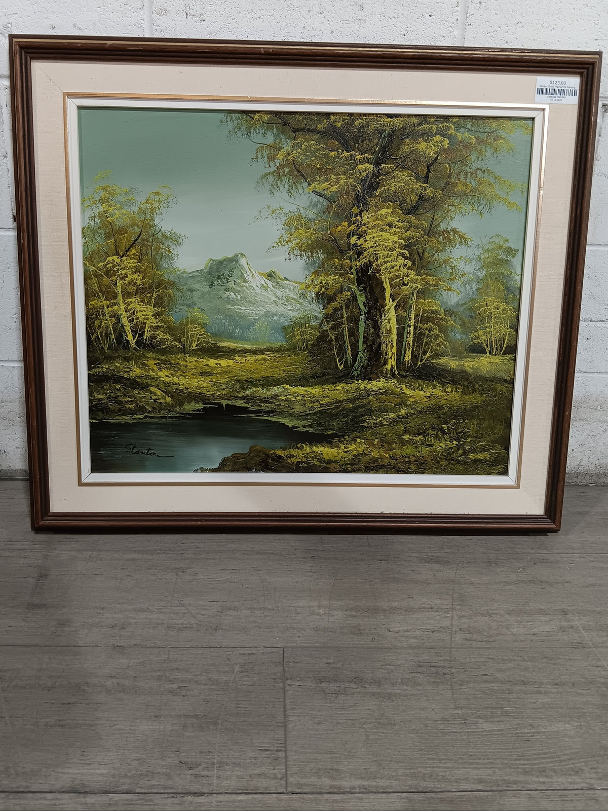 Golden Grove Framed Oil Painting