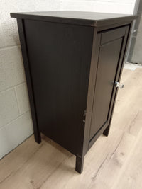 15.5"W End Table in Black Painted Wood