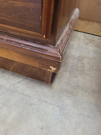 Carved Wood Tall Boy Dresser