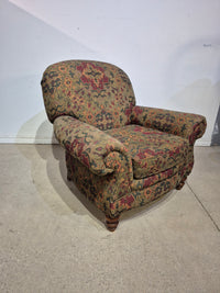 Vintage Multi-Colour Roll Arm Chair