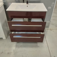 30.5"W Vanity with Sink and Two Drawers