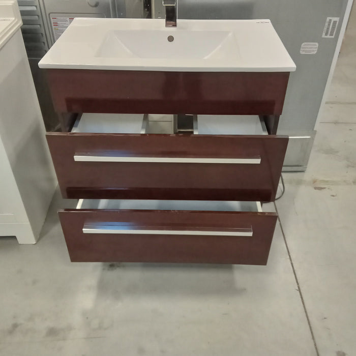 30.5"W Vanity with Sink and Two Drawers