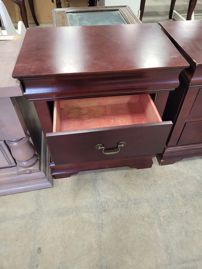 Louis Philippe Style 2-Drawer Nightstand