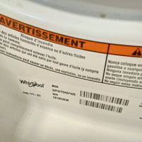 27"W Front Load Washing Machine in White