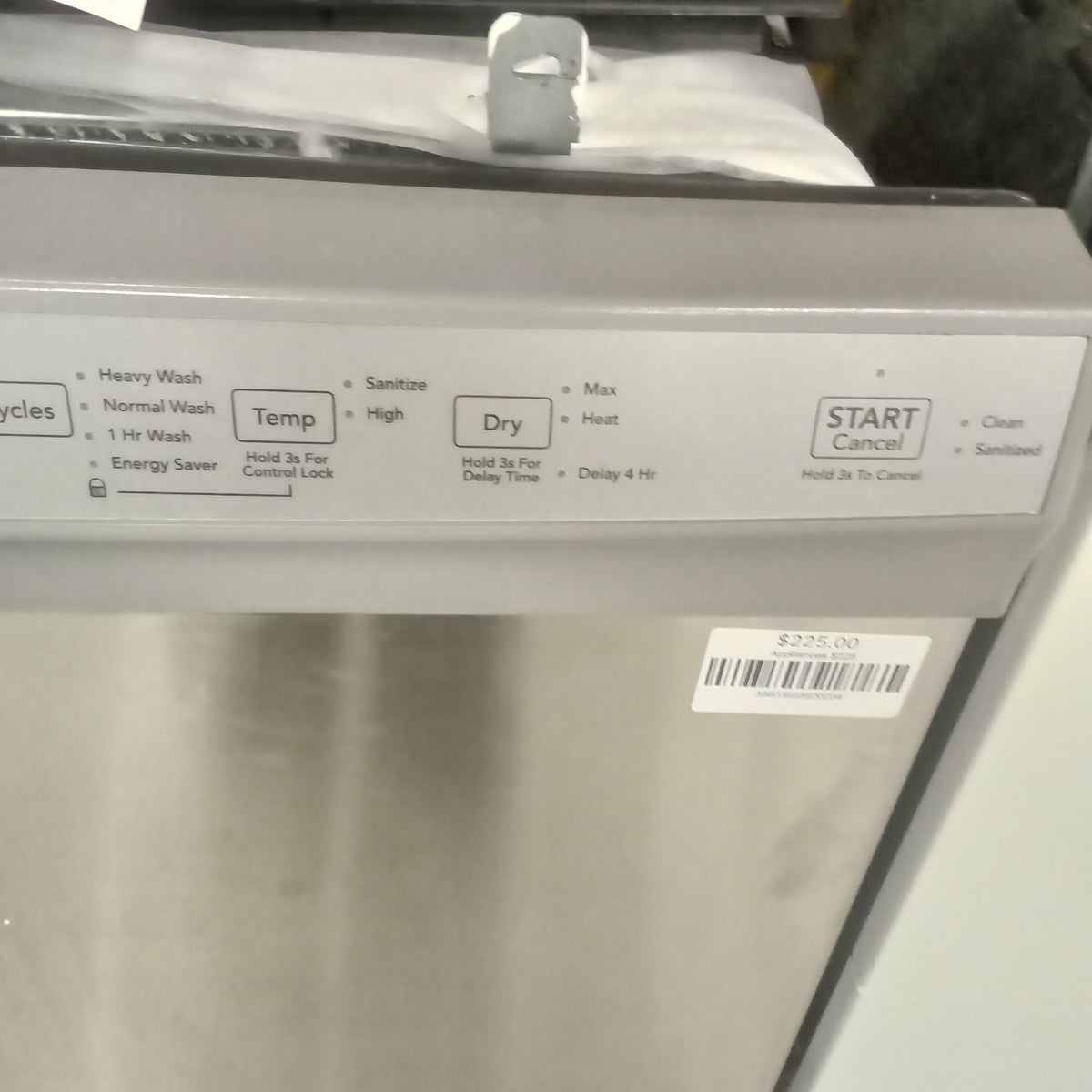 24"W Stainless Steel Dishwasher