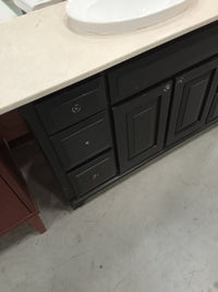 54"W Vanity with Marble Countertop and Sink