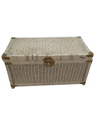 White wicker Storage Box #JS56
