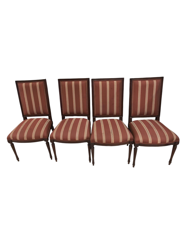 French Provincial Dining Chairs - Set of 4