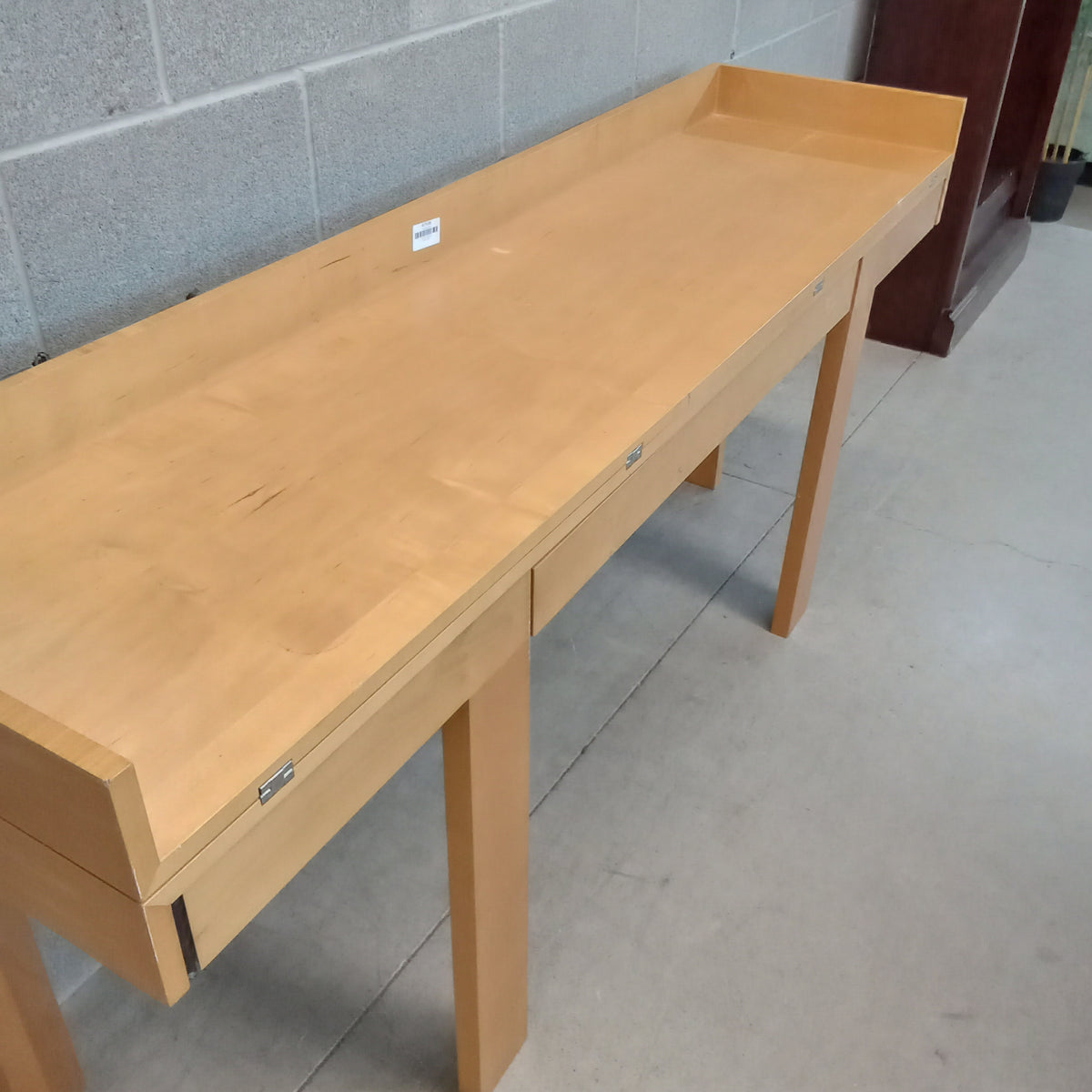 70"W Fold Out Desk with Single Drawer